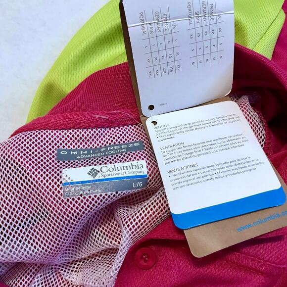 Columbia NWT PFG Short Sleeves Polo Women Various - Picture 10 of 11